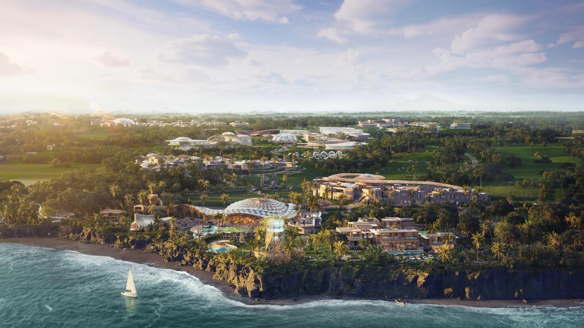 Oshom Bali At Nuanu Creative City Tanah Lot Buitenkant foto